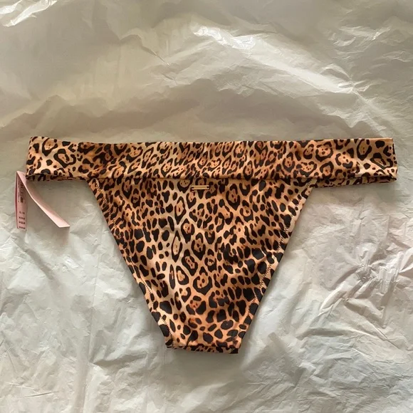Victoria Secret Leopard Print Bikini Bottoms Size XL and SP - Picture 4 of 10